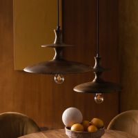 Cath hanglamp S - walnoot