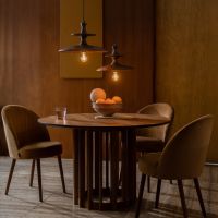 Cath hanglamp S - walnoot