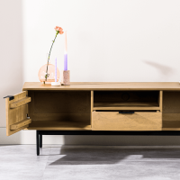 Kapur tv-meubel 140 cm mango naturel van het woonmerk Vurna