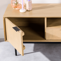 Kapur tv-meubel 170 cm mango naturel van het woonmerk Vurna