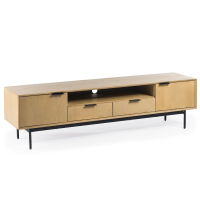 Kapur tv-meubel 170 cm mango naturel van het woonmerk Vurna