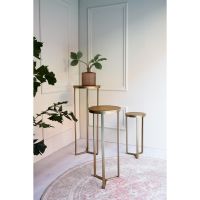 Retiro zuil Ø35x81 cm - licht goud