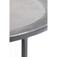 Talca salontafel set van 2 Ø67,5x39,5+Ø75x45 cm - zwart