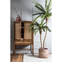 Nipas wandkast 90x45x160 cm - hout bruin
