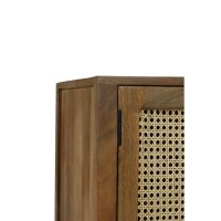 Nipas wandkast 90x45x160 cm - hout bruin
