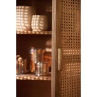 Nipas wandkast 90x45x160 cm - hout bruin