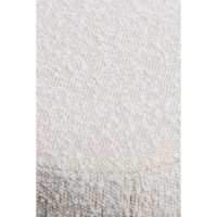 Alice barstoel Ø41x73 cm bouclé - crème/crème