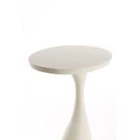 Macau bijzettafel 40x33x61 cm - mat crème