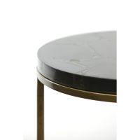 Sobrina zuil set van 2 - zwart agaat/antiek brons