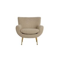 Vinstra fauteuil - beige+goud