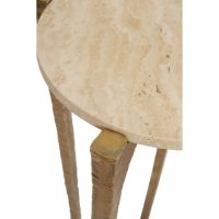 Light & Living Kanae salontafel set van 2 - zand/antiek brons