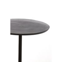 Dimphy ronde bijzettafel Ø35x56 cm - lood antiek