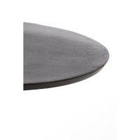 Dimphy ronde bijzettafel Ø35x56 cm - lood antiek