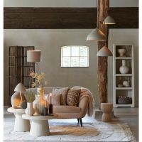 Hermien roomdivider - rotan bruin