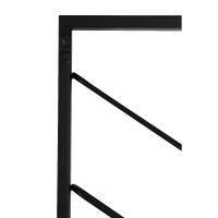 Light & Living Malbeo wijnrek 8 flessen 36x6x160 cm - zwart