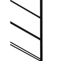 Light & Living Malbeo wijnrek 8 flessen 36x6x160 cm - zwart