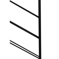 Malbeo wijnrek 16 flessen - zwart