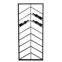 Malbeo wijnrek 16 flessen - zwart