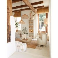 Light & Living Polinna salontafel Ø90 cm - mat zand