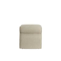 Light & Living Nafya poef 60x46x46 cm bouclé - taupe