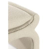 Light & Living Nafya poef 60x46x46 cm bouclé - taupe