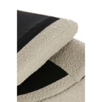 Light & Living Nafya poef 60x46x46 cm bouclé - taupe