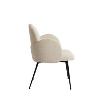 Light & Living Chiba eetkamerstoel - crème/zwart