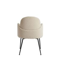 Light & Living Chiba eetkamerstoel - crème/zwart