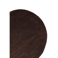 Arcola vloerkleed ø220 cm - donkerbruin