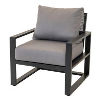 Tormenta loungestoel - zwart