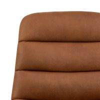 Nøra Noira draaistoel | zwart metaal onderstel | stof Kentucky - cognac