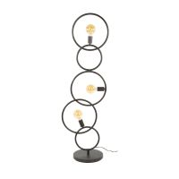 Hunter vloerlamp 3-lichts - artic zwart