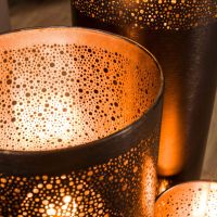 Odetta vloerlamp cilinder zwart nikkel ø25 x 120 cm van het woonmerk Fraaai