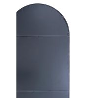 Light & Living Zeneto spiegel rond 80x1,5x180 cm - helder glas/zwart - OUTLET B