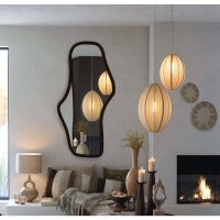 Light & Living Celano spiegel 80x5x161 cm - hout donkerbruin - OUTLET B