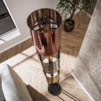 Luciano vloerlamp tricolore 3-lichts - zwart