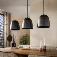 Fraaai Nove hanglamp 3-lichts - bruin