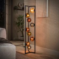 Fraaai Archie vloerlamp 9-lichts - zwart