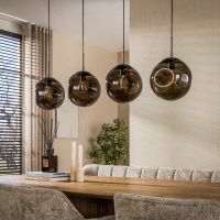 Fraaai Archie hanglamp 4L - bruin