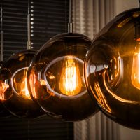 Fraaai Archie hanglamp 4L - bruin