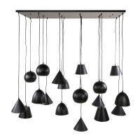 Audrey hanglamp 18L XXL metalen kap