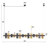 Fraaai Vali hanglamp - 14L