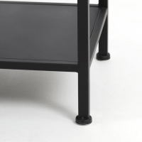 Yvana open vakkenkast 200cm zwart van het woonmerk Light & Living