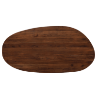 Roundly eettafel mangohout 200 x 100 cm walnoot van het woonmerk BePureHome