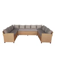 Elisabeth loungeset 9 personen - naturel