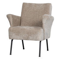 Muse fauteuil grof geweven stof van het woonmerk BePureHome