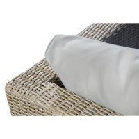 Cora 5 pcs loungeset wicker - beige/bruin