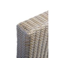 Cora 5 pcs loungeset wicker - beige/bruin