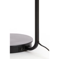 Light & Living Lyra tafellamp - naturel/mat zwart