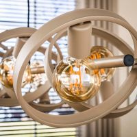 Fraaai Henk hanglamp 8-lichts - beige